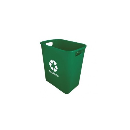 Cesto para basura jumbo 26 lt. estampado inorgánico