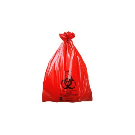 Bolsa poliet roja RPBI 1.10x1.20 con/100pz